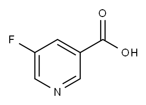 5-Fluoronicotinic acid Structure