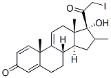 21-Iodo-16-methylpregna-1,4,9(11)-trien-17-ol-3,20-dione Structure