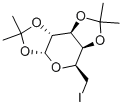 6-Deoxy-1,2:3,4-di-O-isopropylidene-6-iodo-ALPHA-D-galactopyranose Structure