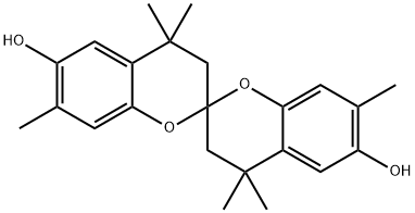 6,6'-DIHYDROXY-4,4,4',4',7,7'-HEXAMETHYL-2,2'-SPIROBICHROMAN, 2-PROPANOL ADDUCT Structure