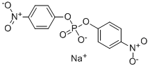 BIS(4-NITROPHENYL)PHOSPHORIC ACID SODIUM SALT Structure