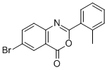 6-BROMO-2-(2-METHYLPHENYL)-4H-3,1-BENZOXAZIN-4-ONE Structure