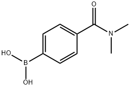 4-(N,N-DIMETHYLAMINOCARBONYL)PHENYLBORONIC ACID Structure