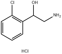 2-HYDROXY-2-(2-CHLOROPHENYL)ETHYLAMINE HYDROCHLORIDE Structure