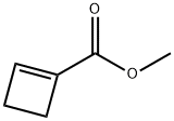 Cyclobutene-1-carboxylic acid methyl ester Structure