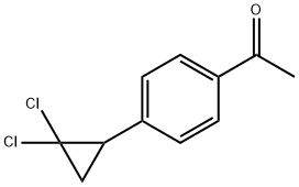 1-[4-(2,2-DICHLOROCYCLOPROPYL)PHENYL]ETHAN-1-ONE Structure