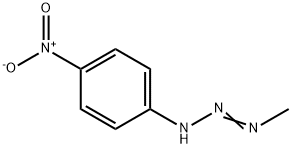 3-Methyl-1-(4-nitrophenyl)triazene Structure