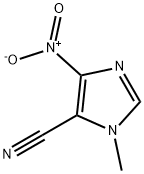 1-Methyl-4-nitro-1H-imidazole-5-carbonitrile Structure