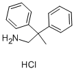 2,2-DIPHENYLPROPYLAMINE HYDROCHLORIDE Structure
