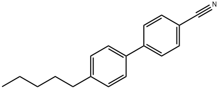 4-Cyano-4'-pentylbiphenyl Structure