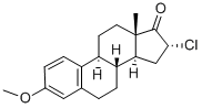 16-alpha-chloro-3-methoxyoestra-1,3,5(10)-trien-17-one Structure