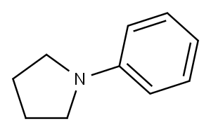 1-Phenylpyrrolidine  Structure