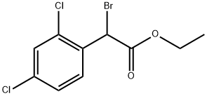 A-BROMO-2,4-DICHLOROBENZENEACETIC ACID ETHYL ESTER Structure