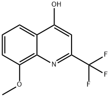 4-HYDROXY-8-METHOXY-2-(TRIFLUOROMETHYL)QUINOLINE Structure