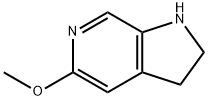 1H-Pyrrolo[2,3-c]pyridine,2,3-dihydro-5-methoxy-(9CI) Structure