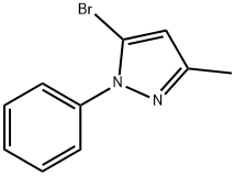 5-BROMO-3-METHYL-1-PHENYLPYRAZOLE Structure