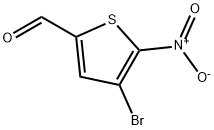 4-BROMO-5-NITROTHIOPHENE-2-CARBOXALDEHYDE Structure
