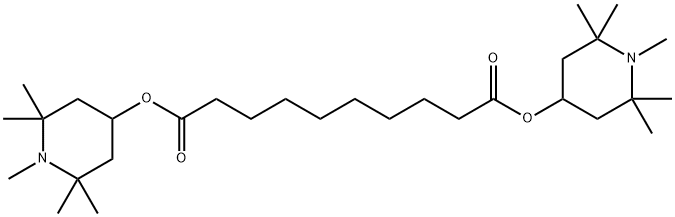 Bis(1,2,2,6,6-pentamethyl-4-piperidyl) sebacate Structure