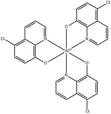ALUMINUM 5-CHLORO-8-HYDROXYQUIN-OLINATE Structure