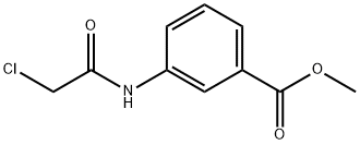 METHYL 3-[(CHLOROACETYL)AMINO]BENZOATE Structure