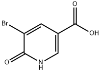 5-BROMO-6-HYDROXYNICOTINIC ACID Structure