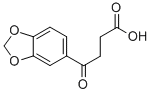 4-[3,4-(METHYLENEDIOXY)PHENYL]-4-OXOBUTYRIC ACID Structure