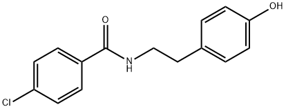N-(4-Chlorobenzoyl)-tyramine Structure
