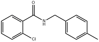 2-chloro-N-(4-methylbenzyl)benzamide Structure