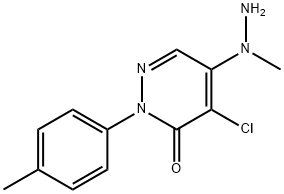 4-CHLORO-5-(1-METHYLHYDRAZINO)-2-(4-METHYLPHENYL)-2,3-DIHYDROPYRIDAZIN-3-ONE Structure