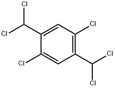 1,4-dichloro-2,5-bis(dichloromethyl)benzene  Structure