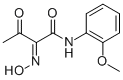 2-(hydroxyimino)-N-(2-methoxyphenyl)-3-oxobutyramide Structure