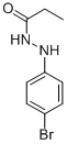 Propionic acid 2-(p-bromophenyl)hydrazide Structure