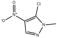 5-chloro-1-Methyl-4-nitro-1H-pyrazole Structure