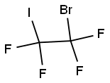 1-BROMO-2-IODOTETRAFLUOROETHANE Structure