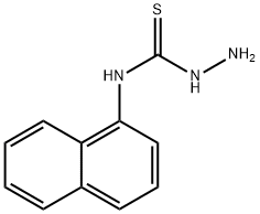 4-(1-NAPHTHYL)-3-THIOSEMICARBAZIDE Structure