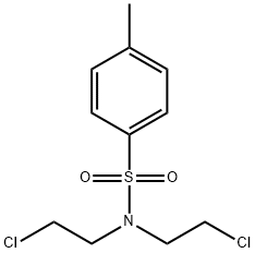 N,N-BIS(2-CHLOROETHYL)-P-TOLUENESULFONAMIDE Structure