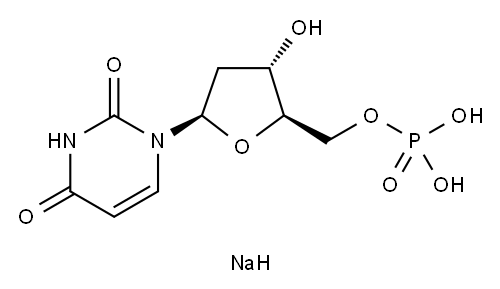 2'-Deoxyuridine 5'-monophosphate disodium salt Structure