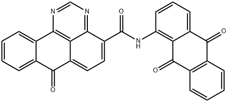 N-(9,10-dihydro-9,10-dioxoanthracen-1-yl)-7-oxo-7H-benzo[e]perimidine-4-carboxamide Structure