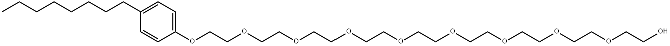 26-(nonylphenoxy)-3,6,9,12,15,18,21,24-octaoxahexacosan-1-ol Structure