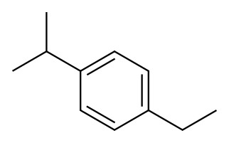 1-ETHYL-4-ISO-PROPYLBENZENE Structure