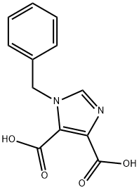 1-benzylimidazole-4,5-dicarboxylic acid Structure