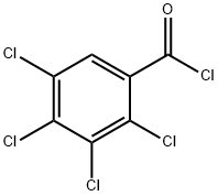 2,3,4,5-Tetrachlorobenzoyl chloride Structure