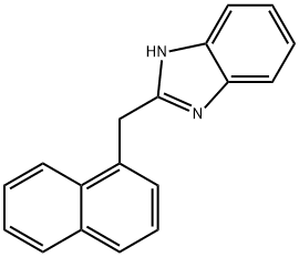 2-(naphthalen-1-ylmethyl)-1H-benzoimidazole Structure
