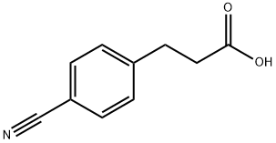 3-(4-CYANOPHENYL)PROPANOIC ACID Structure