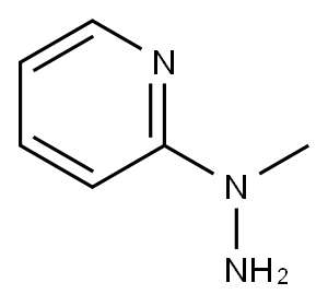 1-METHYL-1-(2-PYRIDYL)HYDRAZINE Structure
