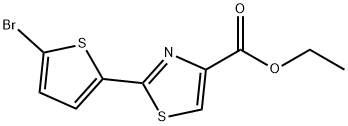 ETHYL 2-(5-BROMO-2-THIENYL)-1,3-THIAZOLE-4-CARBOXYLATE Structure