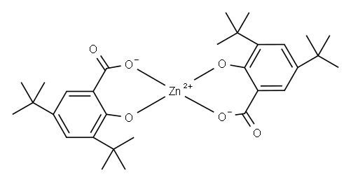 ZINC 3 5-DI-TERT-BUTYLSALICYLATE  97 Structure
