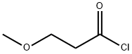 Propanoyl chloride, 3-methoxy- Structure
