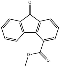 METHYL 9-OXO-9H-FLUORENE-4-CARBOXYLATE Structure