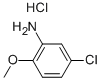 5-CHLORO-2-METHOXYANILINE HYDROCHLORIDE Structure